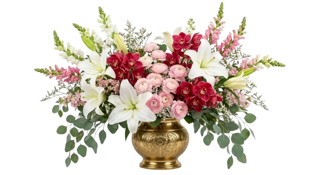Bouquet-vase-or-Petence-florale