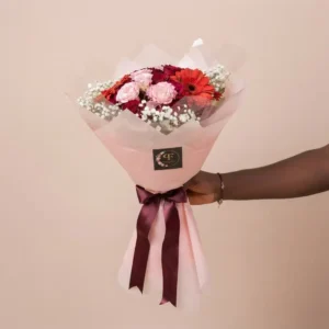 Bouquet Cœur Écarlate